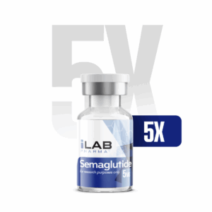 5 PACK COMBO – SEMAGLUTIDE 5mg  –  Weight loss and glucose regulation ( Quantitative and qualitative analysis second image )