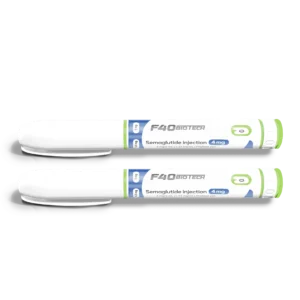 2 PACK - F40 Semaglutide pen 4mg - Adjustable dosage pen .25MG/.5MG/1MG injection. 3 SETTINGS