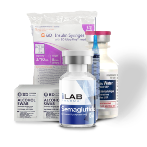 SEMAGLUTIDE 5MG KIT 4/6/8 WEEK DOSE [5MG VIAL+WATER+SYRINGES] COMPLETE