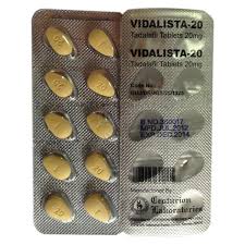 CIALIS Vidalista  20mg X 20 tablets [blister pack pharma] YELLOW (COA SECOND IMAGE)