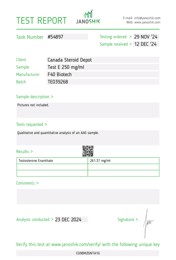 TEST REPORT