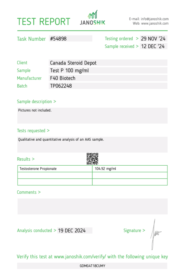Test report