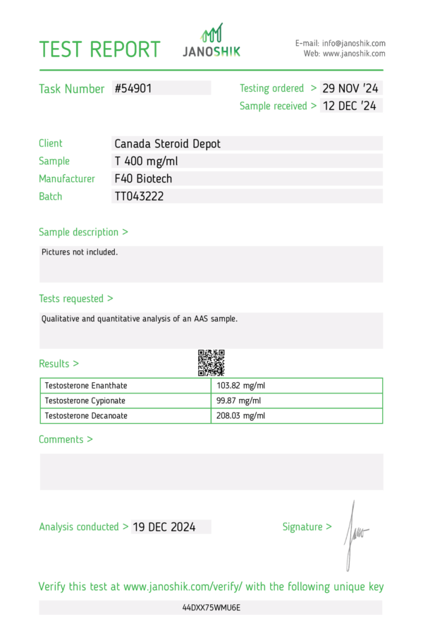 Test report