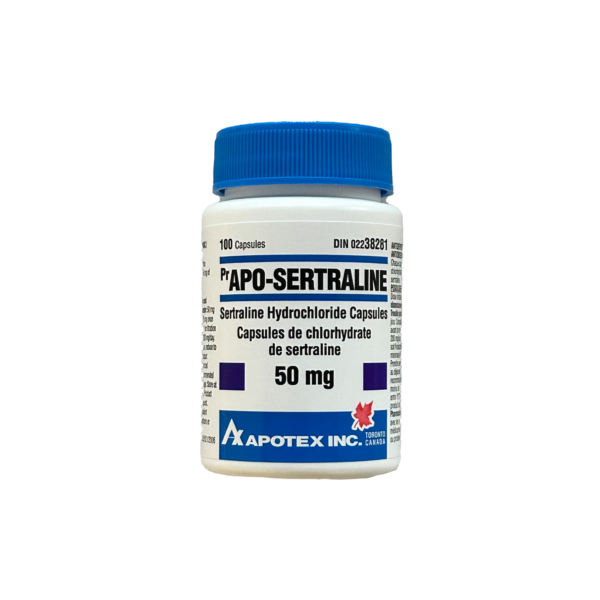 SERTRALINE (ZOLOFT) 50MG x 100 - APOTEX | CANADA PHARMACEUTICAL GRADE