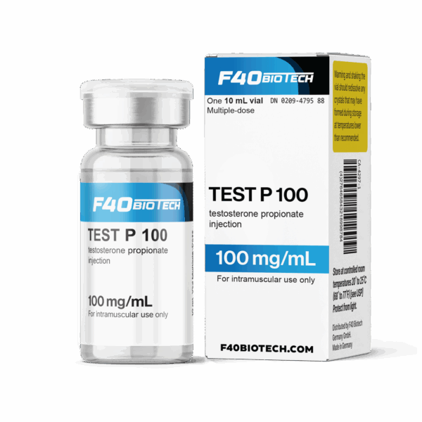 Testosterone prop 100 - MCT - F-40 Biotech Injectables Germany (Qualitative and quantitative analysis second image) 10mL  100mg/mL