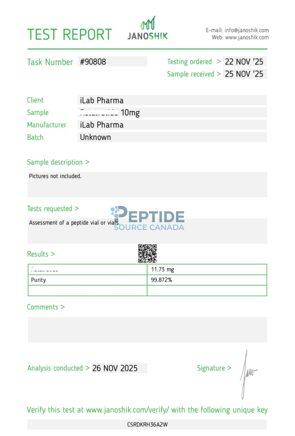 RTA GLP-3 10MG [TRIPLE G] - Revolutionary weight loss - Peptide Source ...
