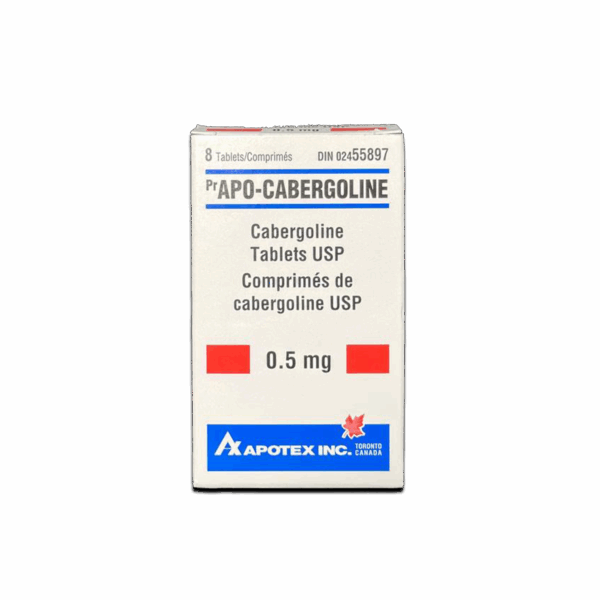 Cabergoline 0.5mg x 8 Tablets - prolactin control - Pharmaceutical Grade