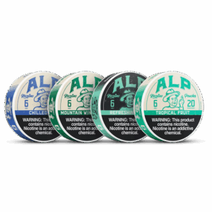 ALP Nicotine Pouches 6 mg | 9 mg | 12 mg [4 FLAVORS] | Single or 5 Pack – NEW FLAVOR MOUNTAIN WINTERGREEN