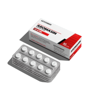 AROMASIN 12.5 mg Exemestane – Qty : 50 – F-40 Biotech Germany (anti-estrogen)