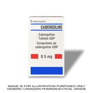 Cabergoline 0.5mg x 8 Tablets – prolactin control | CANADA PHARMACEUTICAL GRADE