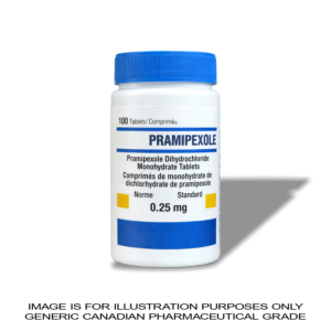 Pramipexole  .25mg x 100 [prolactin control] | CANADA PHARMACEUTICAL GRADE