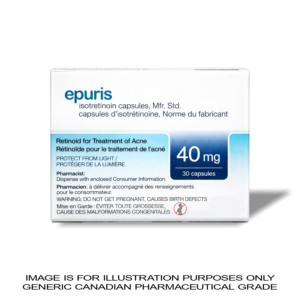 Epuris 40mg Retinoid Acne Treatment Accutane