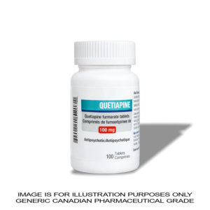 QUETIAPINE (SEROQUEL) 100MG X 100  Canada Pharmacy Brand
