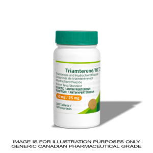 triamterene Dyazide  50mg/25mg  x 100 – blood pressure + diuretic