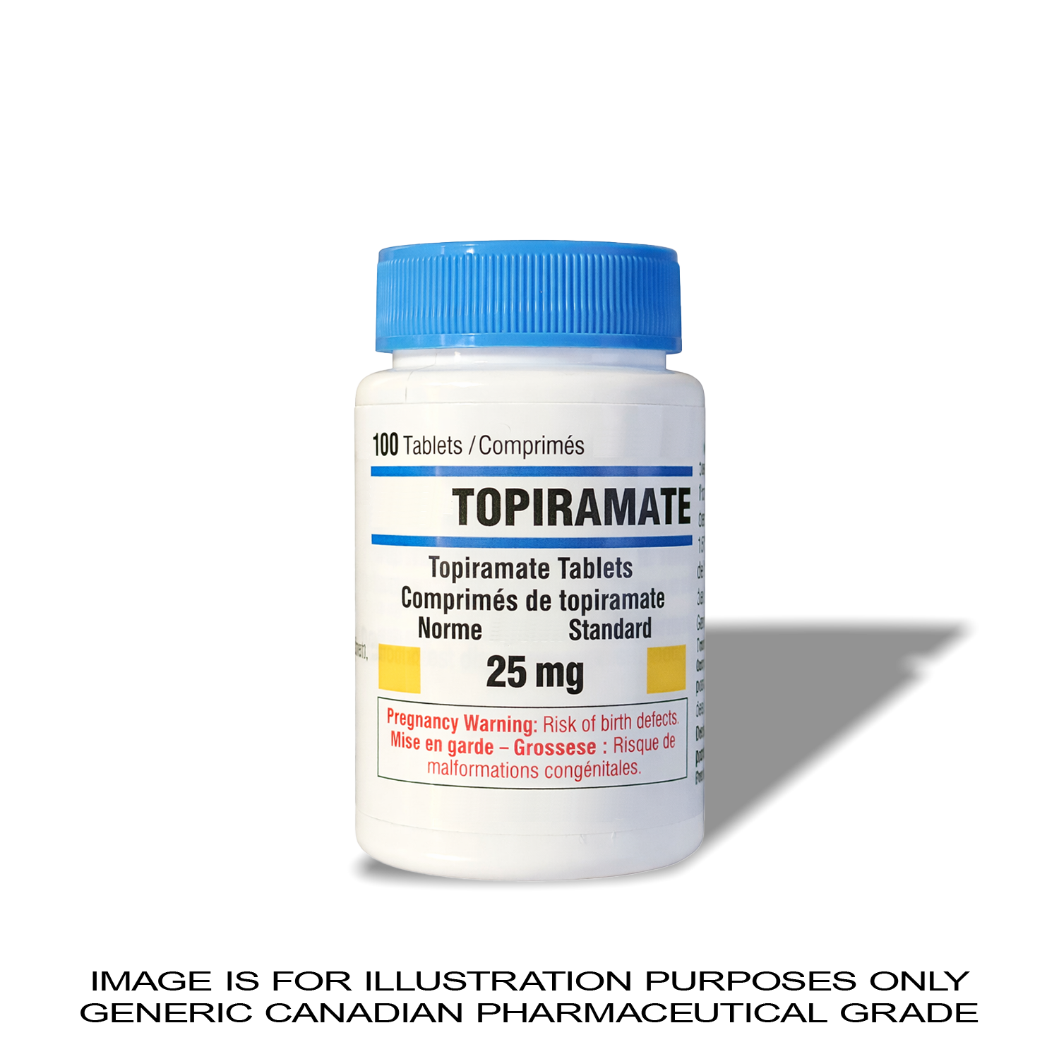 TOPIRAMATE 25 TOPIRAMATE 25MG X 100 | CANADIAN PHARMACEUTICAL GRADE