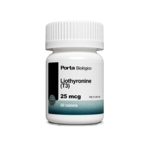 T3 (Liothyronine) 25mcg – 50 Tablets – Porta