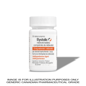 BYSTOLIC Nebivolol Tablets 5mg x 30 | CANADIAN PHARMACEUTICAL GRADE