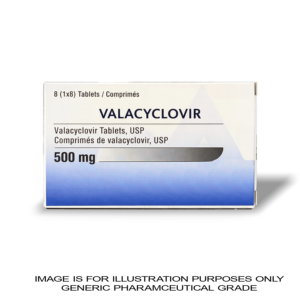 Valacyclovir 500mg x 8 Tablets | [COLD SORES / HERPES]