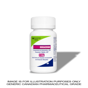 Doxazosin 4 mg x 100 Tablets -[High blood pressure and symptoms of an enlarged prostate]