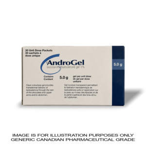 Testosterone Gel 5.0g  AndroGel – 30 Packets