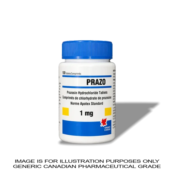 prazosin 1 600x600 1 Prazo 1mg - 100 Tablets